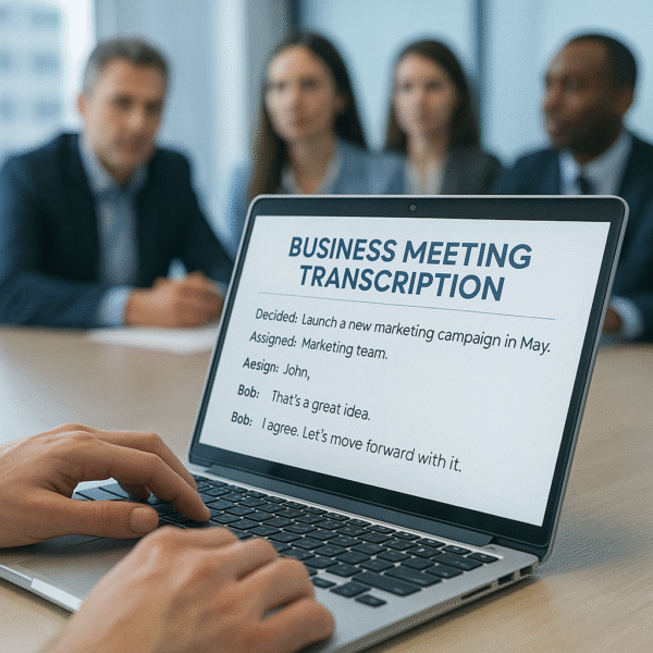 Business Meeting Transcription